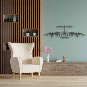 Airbus A400M Atlas Silhouette - Custom Metal Airplane Wall Art & Unique Wall Decor