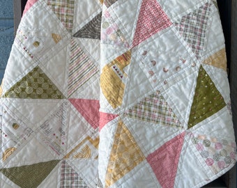 Sweetwater Baby Quilt/Baby Blanket/Handmade Baby Quilt/Baby Shower Gift/Toddler Quilt