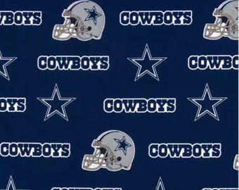 Dallas Cowboys Cotton Fabric/Quilting Sewing Fabric/2 Yard Cut