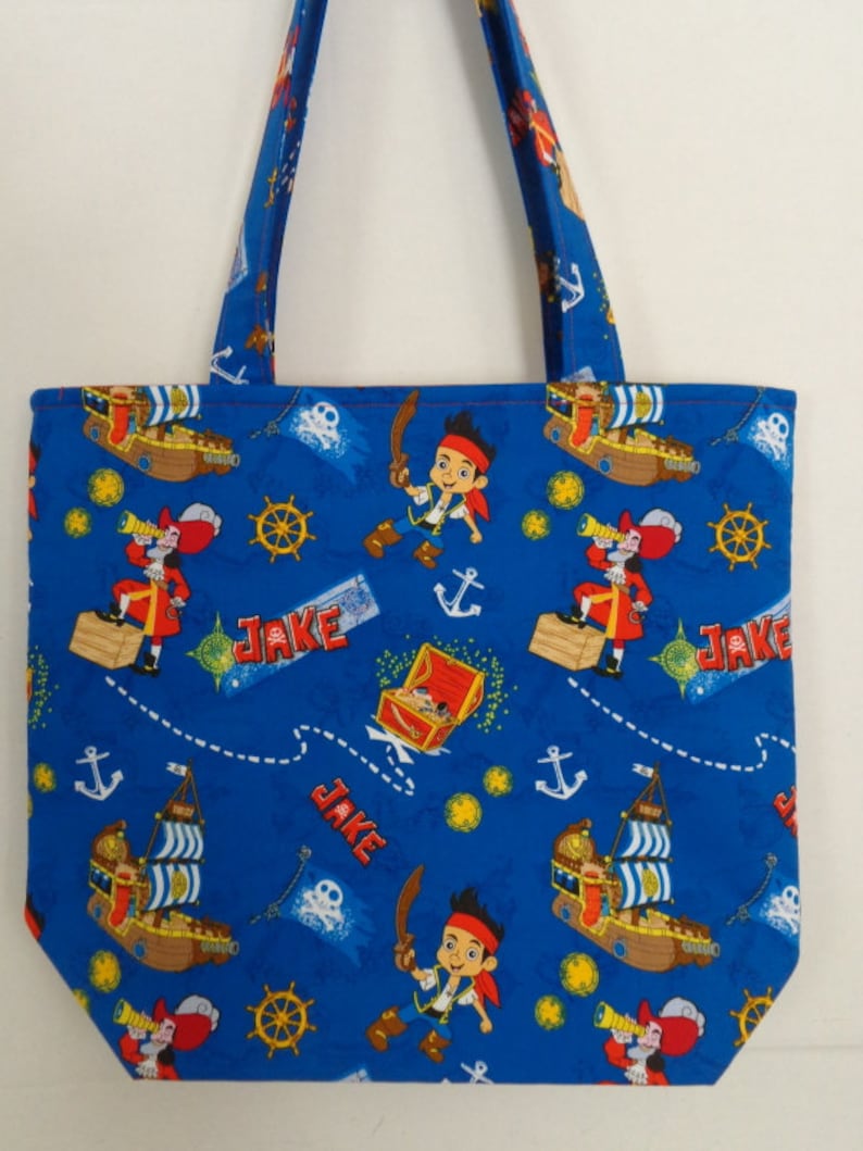 Jake and the Never Land Pirates Tote BagBook BagPreschool Tote