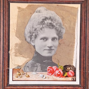 Affiche vintage deko - collage di carta originale