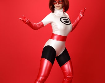 Elastigirl The Incredibles 2 cosplay-kostym inspirerad
