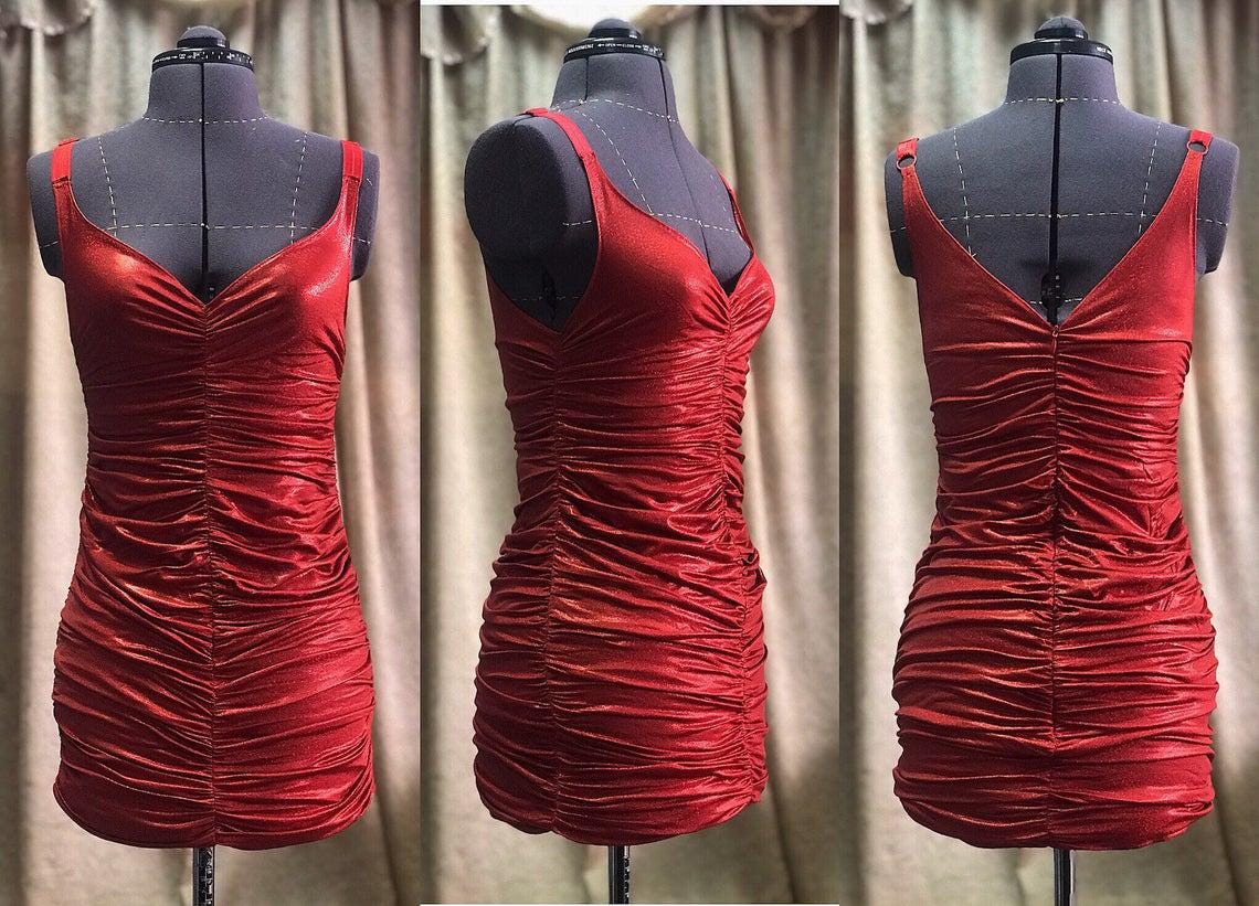 brandy melville red gingham dress Bailey Rose Logan Red Gingham Lace Sleeveless Midi Dress (M)  Momni  Boutique