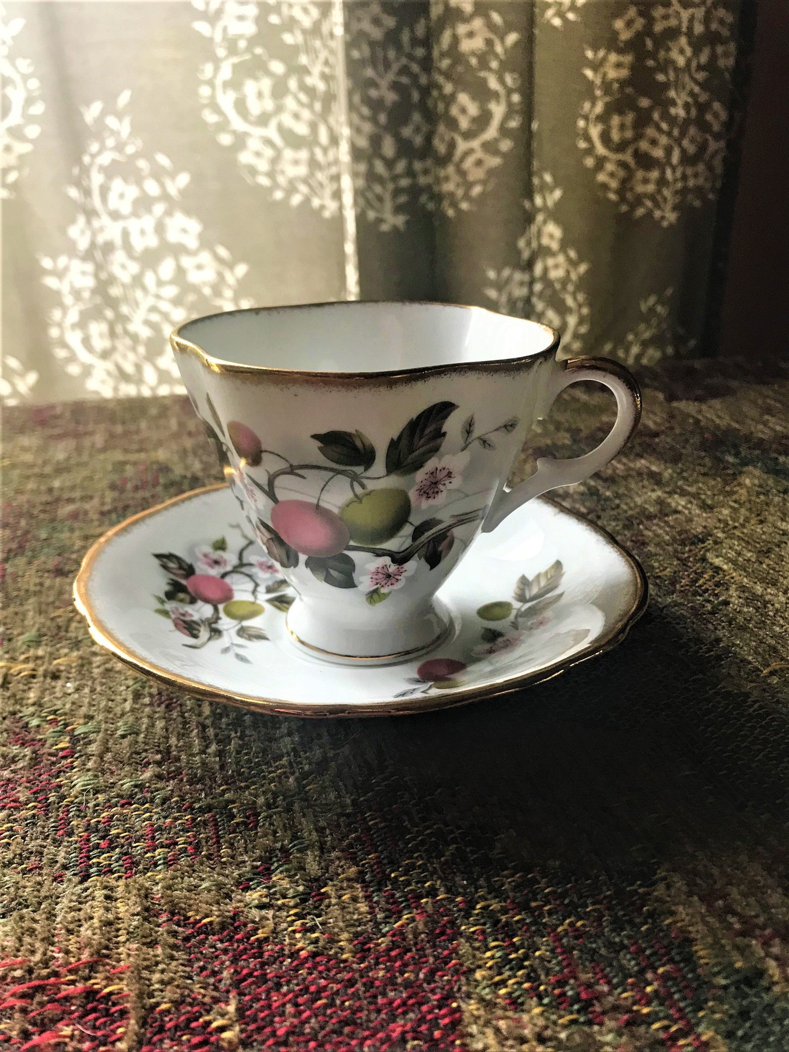 Royal Imperial Finest Bone China England 4 Sided Tea Cup & Etsy