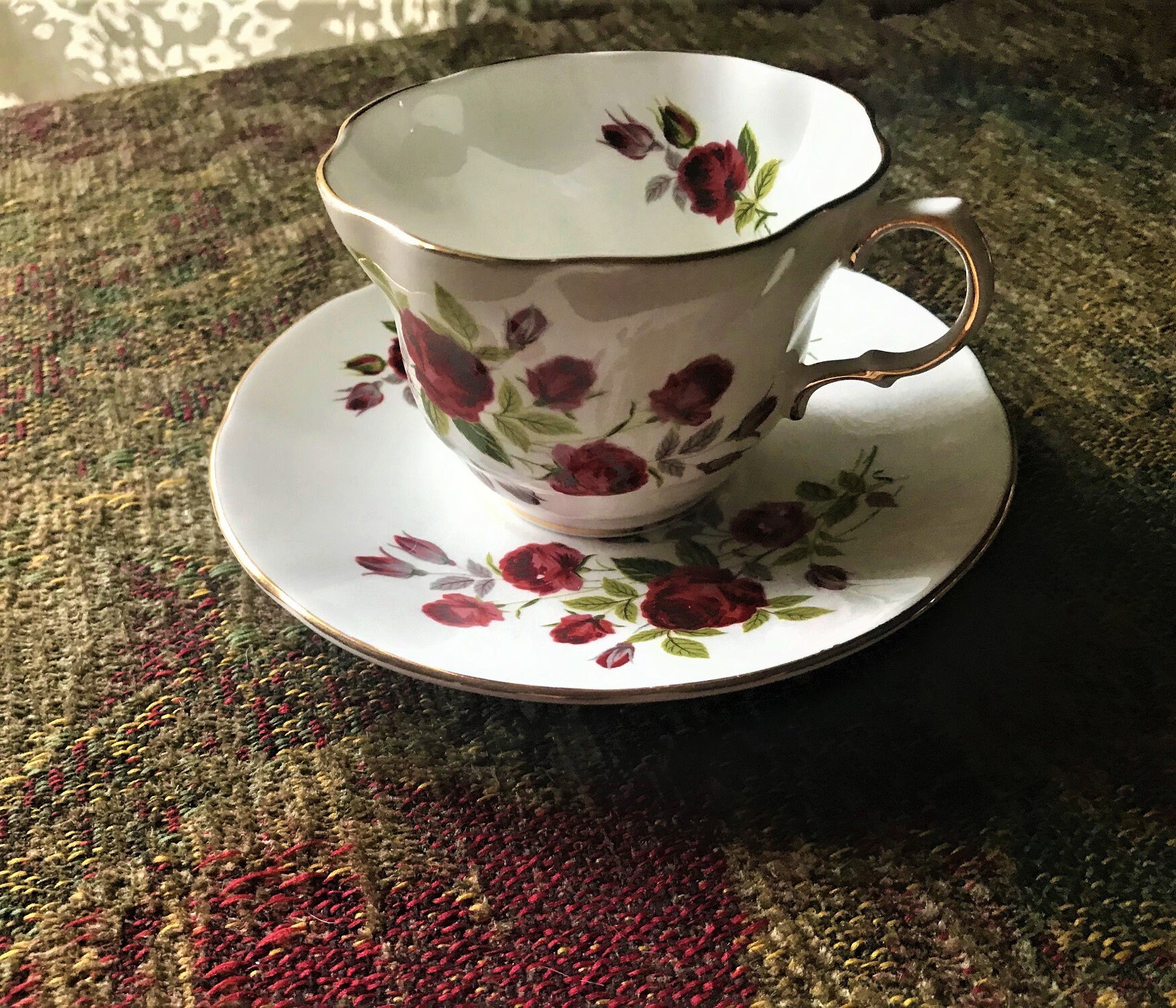 Royal Crest Fine Bone China Made In England Vintage Tea Cup Etsy