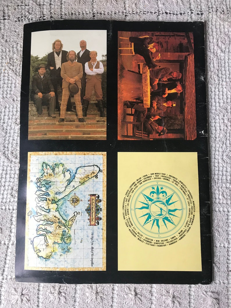 Jethro Tull 1989 Original Rock Island Music Tour Program Illustrated Book