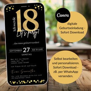 invitation numérique 18 anniversaire, invitation 18 anniversaire ecard, invitation numérique anniversaire 18, invitation d'anniversaire Whatsapp