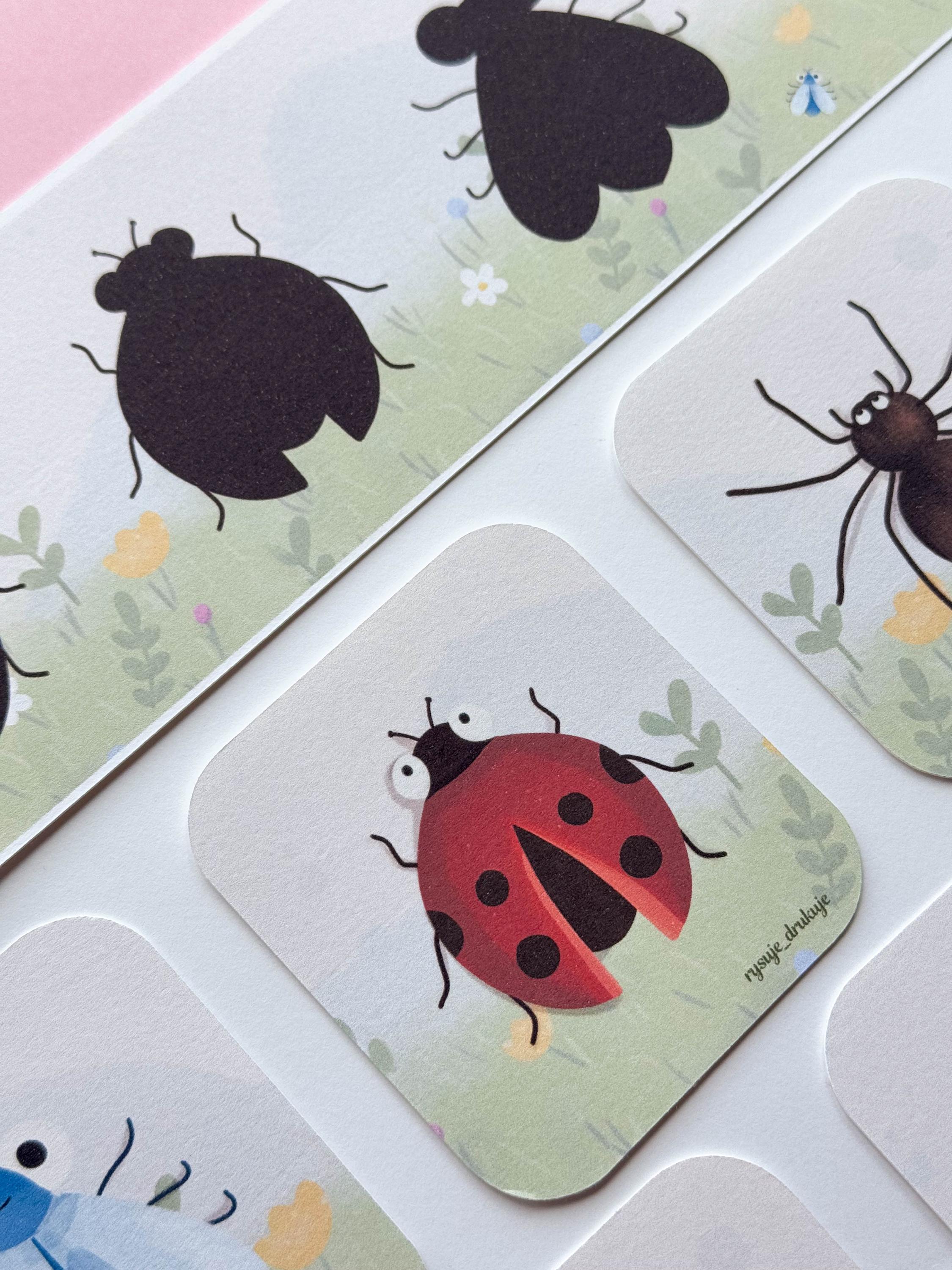 Insect Shadow Matching Game | Montessori Bug Sorting Activity | Toddler ...