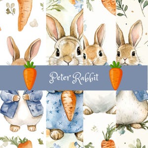Digitales Papier Peter Rabbit