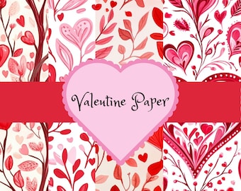 Digital Valentine Paper