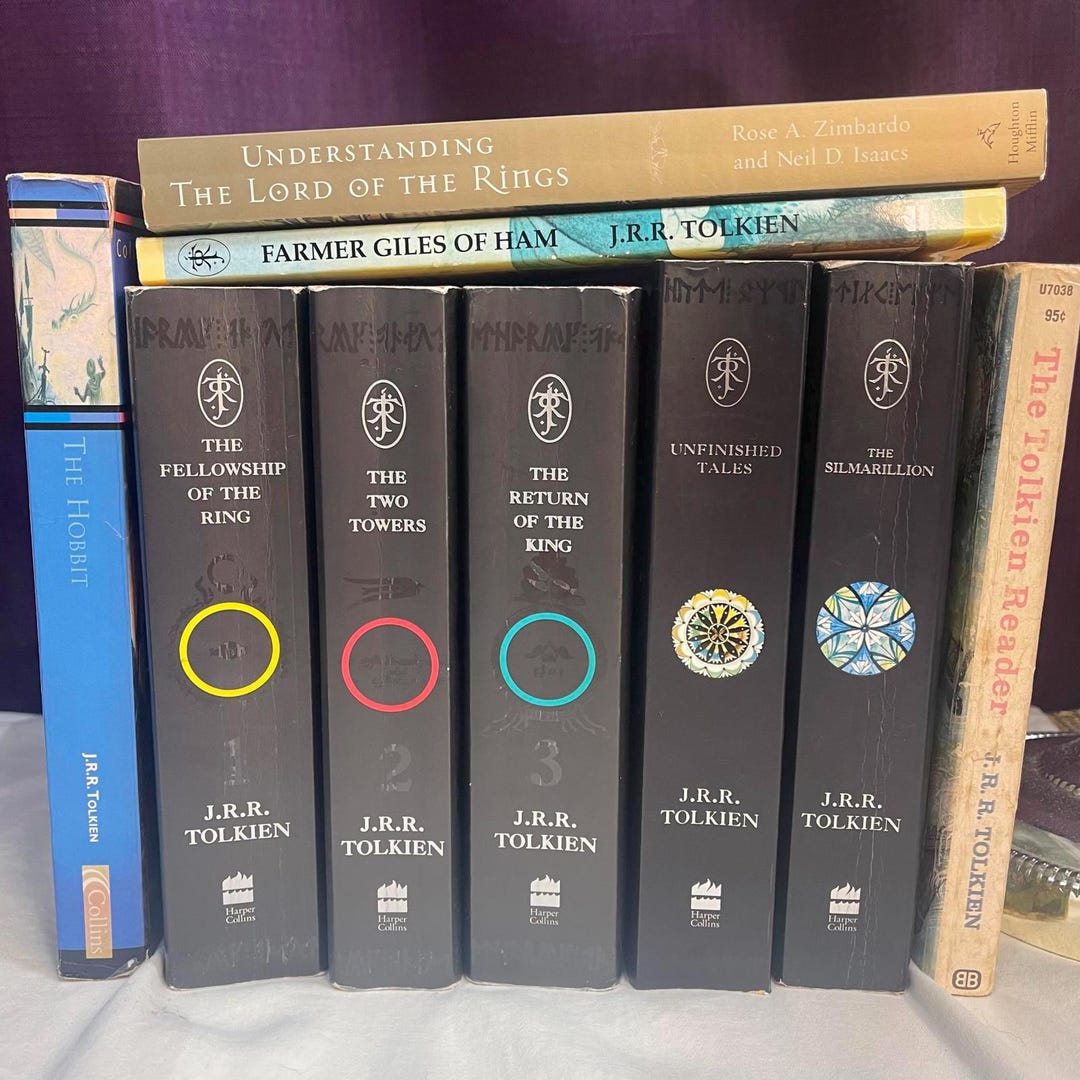 Tolkien Writing Collection RARE J.R.R. Tolkien Complete Works: Collection Set With 9 Books - Etsy