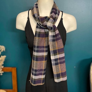 Vintage Wollmischung Tartan-Schal