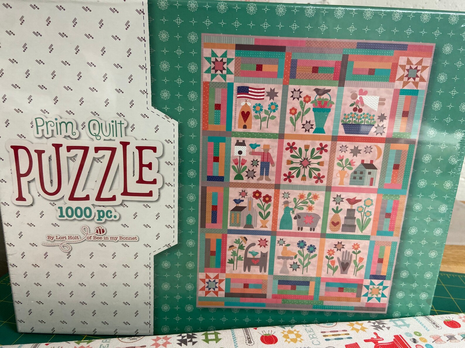 Lori Holt Puzzle 1000 piece Prim Quilt quilt puzzle Etsy