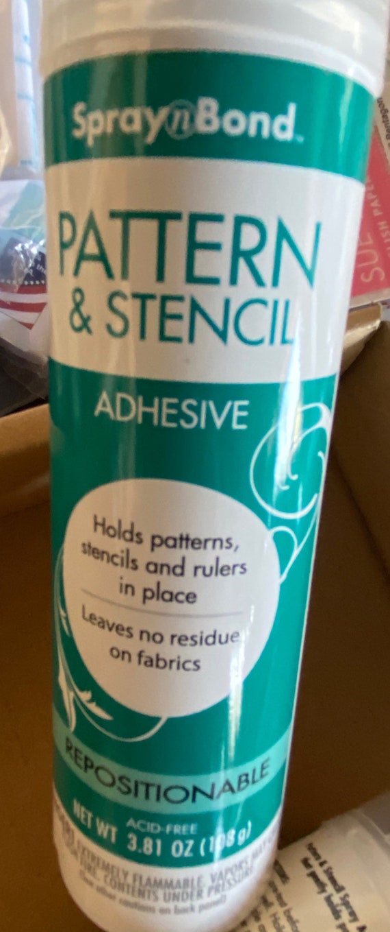 Pattern & Stencil Spray Adhesive / Pegamento Reposicionable para Tela