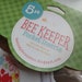 Binder Bee Keeper pocket inserts Riley Blake Lori Holt Flea Market 5 pack 9 x 12
