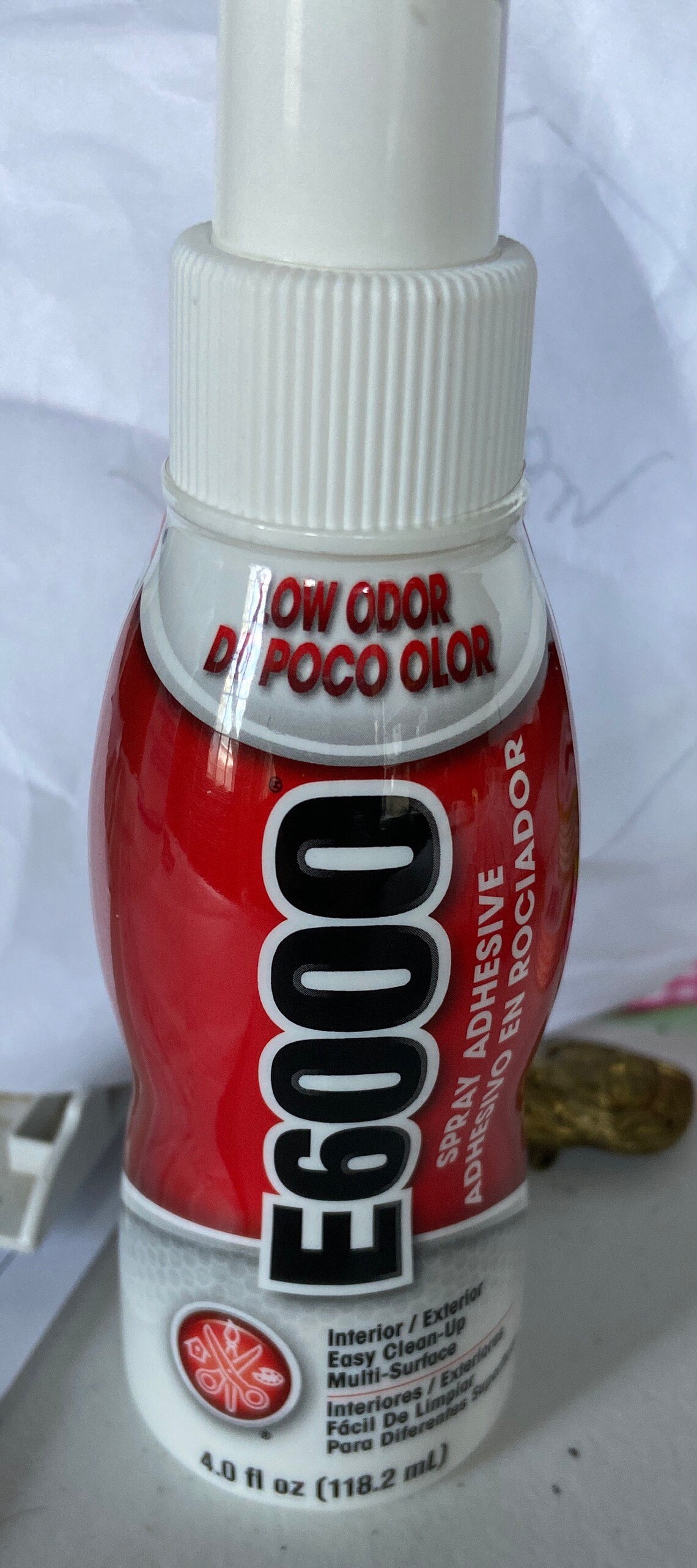 E6000 low odor spray adhesive Clear 4 oz Etsy