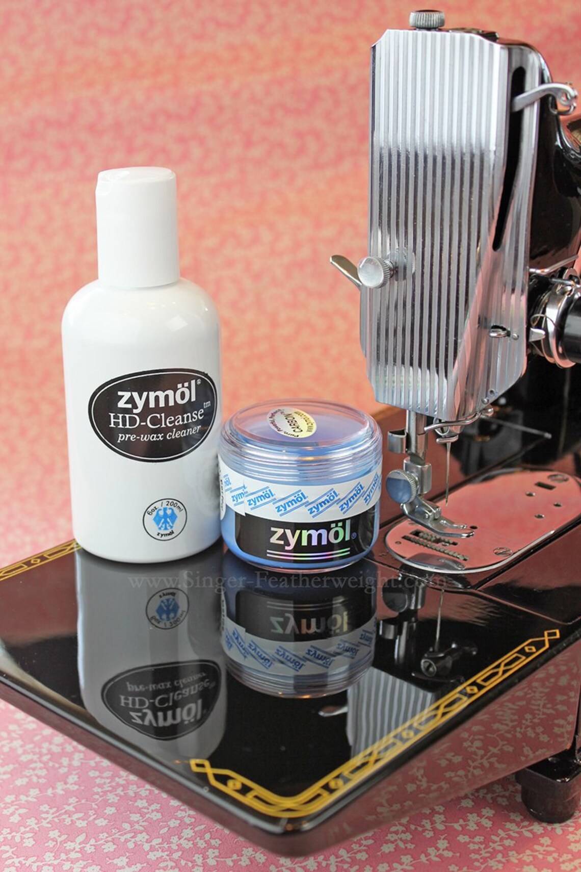 Sewing machine restore kit Zymol Cleaner Carnauba CARBON Wax Etsy