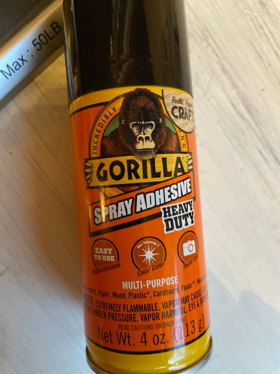  Gorilla Heavy Duty Spray Adhesive, Multipurpose and