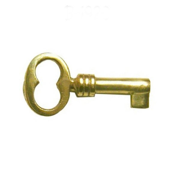 B1920 Small Jewelry Box Key Polished Cast Brass Key Etsy