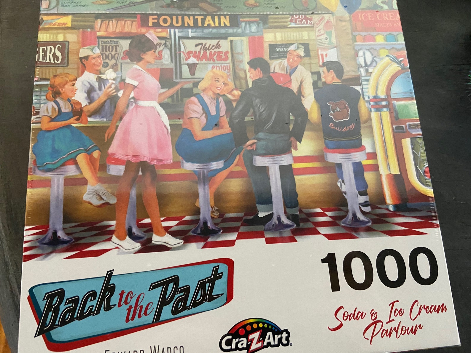 Puzzle Soda ice cream parlor Back to the Past theme puzzle Etsy