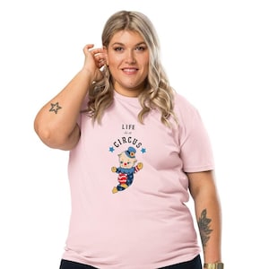 Clown Kewpie Vintage Doll Tee | Unisex organic cotton t-shirt | Gifts for Her