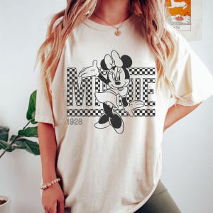 Retro Mickey Mouse Comfort Colors® Shirt, Vintage Minnie Mouse Shirt, Disney Vacation Shirt, Disneyland Mickey Shirt, Magic Kingdom Tee