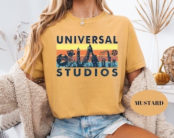 Universal Studios Comfort Colors® Shirts, WDW Family Trip Tshirts, Disneyland Vacation Tees, First Disney Trip T-Shirts, Magic Kingdom Tees