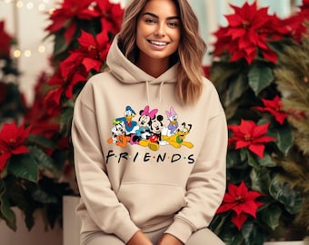 Disney Sweatshirt, Mickey And Friends Sweater, Mickey And Friends Minnie Donald Daisy Goofy Pluto Sweatshirt