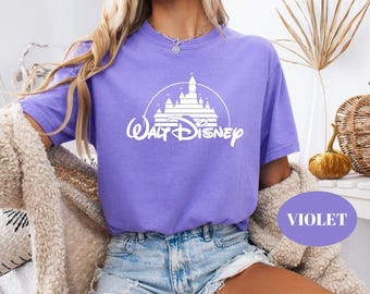 Comfort Colors® Disney Walt Disney Castle Shirt, Disney Vintage Tees, Disney Family Shirt, Disney Castle Tee, Retro Disneyworld Matching Tee