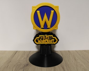 Soporte para auriculares de World of Warcraft: Nombre/texto personalizado (opción Horda)