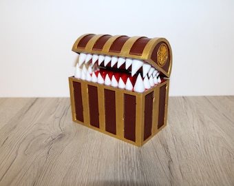 Mimic Treasure Chest: D&D Biting Figurine