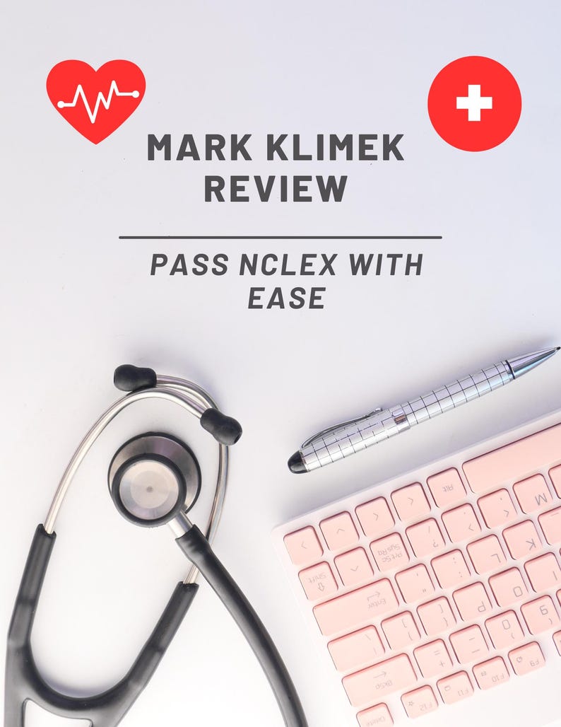 Mark Klimek NCLEX Review Notes: 60-page Study Guide - Etsy