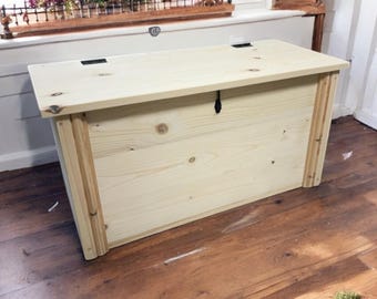 Pine Solid Wood Handmade Chest / Storage