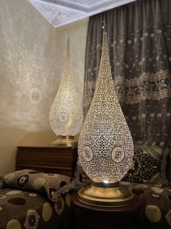 モロッコ製手作り真鍮スタンドライト モロッコ製手作り真鍮スタンドライト モロッコ スタンドライト