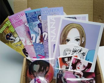 NANA Gift Box | Ai Yazawa Anime Merch Set | Nana Osaki & Nana Komatsu | Retro Aesthetic Fan Gift | Mystery Box for Collectors