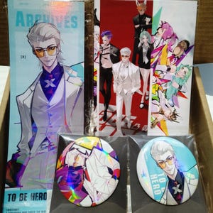 To Be Hero X Geschenktüte – Anime Merch Set mit Karten, Aufklebern, Schlüsselanhänger | Anime Fan Geschenk | Chinesischer Anime | Donghua Lover Geschenkbox