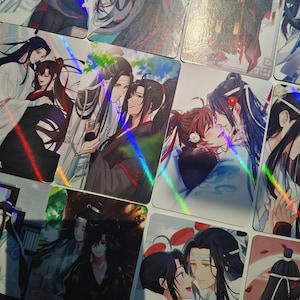 MDZS-personagekaarten Mo Dao Zu Shi Wei Wuxian Lan Wangji Gift Grandmaster of Demonic Cultivation Merch BL Danmei Novel Anime Fandom 55 stuks