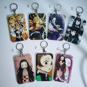 Dämonentöter Kamado Nezuko Tanjiro Kamado Shinobu Kocho Kyojuro Rengoku Muichiro Tokito Kartenhalter