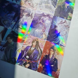2HA Charakter Karten – Der Husky und seine weisse Katze Shizun Merch, Erha Fan Art Mo Ran & Chu Wanning, BL Novel Geschenk 55 Teile