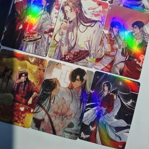 TGCF-personagekaarten - Heaven Official's Blessing-merchandise, MXTX-fanart, Danmei-kaarten voor verzamelaars, Hua Cheng en Xie Lian, BL Novel cadeau55 stuks