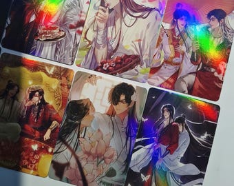 TGCF Character Cards – Heaven Official’s Blessing Merch, MXTX Fan Art, Danmei Collectible Cards, Hua Cheng & Xie Lian, BL Novel Gift55pieces