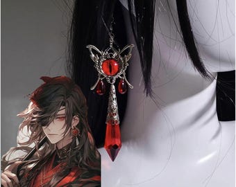 Man Hua Inspired Earring Huacheng  Cosplay Earcuff Heaven Officials&#39; Blessing Accessories