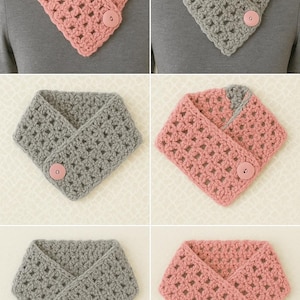 Winter Handmade Crochet Pattern Neck Warmer, Easy Crochet Pattern, women neck warmer ,Knitting Pattern instant download