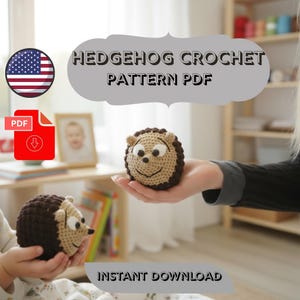Hedgehog Crochet Pattern: Beginner-Friendly Amigurumi Toy (PDF Pattern)