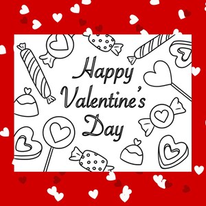 Valentine&#39;s Coloring Pages