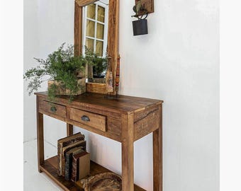 Console table with 2 drawers