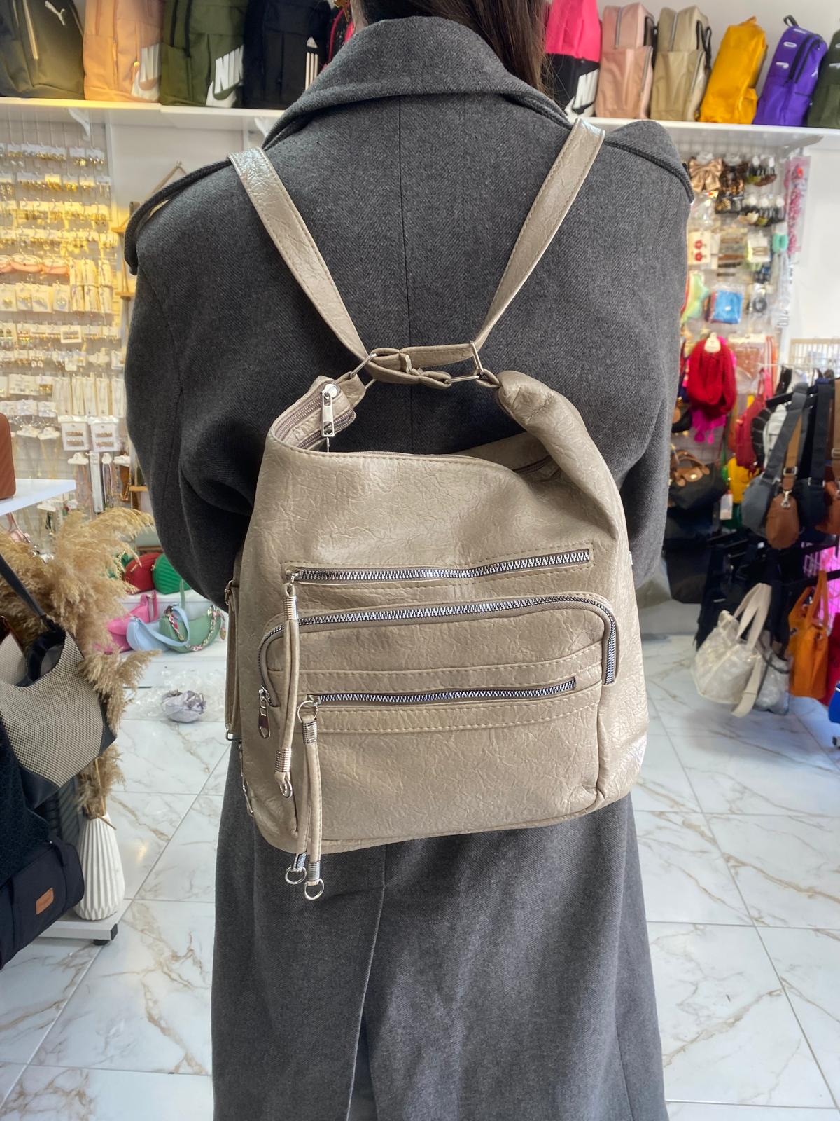 Purse Backpack Women Medium Zipper - Etsy
