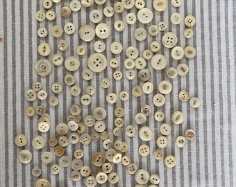 Large lot of smaller antique buttons