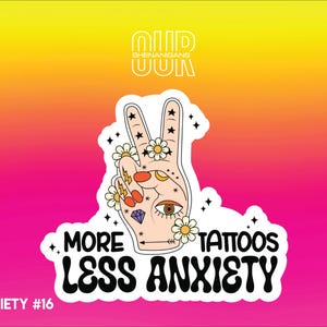 Anxiety Vinyl Sticker, Funny Sticker, Sarcastic Sticker, Cute Sticker, Laptop Sticker, Water Bottle Sticker, Custom Sticker, Meme Sticker
