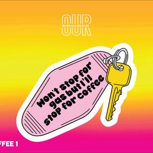 Coffee Vinyl Sticker, Funny Sticker, Sarcastic Sticker, Cute Sticker, Laptop Sticker, Water Bottle Sticker, Custom Sticker, Meme Sticker